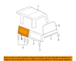 Chrysler Oem 08-10 Wrangler Cover Components-side Glass 1HD95ZJ8AB New. Price: $258.59.