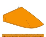 Chevrolet Gm Oem Equinox-rear Quarter Panel Side Window Glass Right 20786799 New. Price: $316.68.