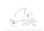 Genuine Mercedes-benz Glass Pane 203-725-20-10 New. Price: $106.33.