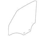 Genuine Audi Door Glass 8V4-845-205 New. Price: $125.12.