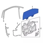 Genuine Ford Door Glass LJ8Z-5825713-C New. Price: $171.90.
