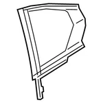 Genuine Bmw Side Window Fixed, Door, Rea 51357425084 New. Price: $112.13.