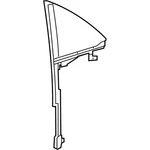 New Genuine Mercedes-benz Fixed Glass 1177300218 Oem. Price: $132.72.