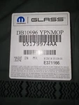 Dodge Ram Sliding Window Center Glass Mopar Oem Part# 5179974AA New. Price: $390.00.