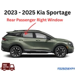 For 2023-2026 Kia Sportage Passenger Right Side Rear Door Window Glass Tempered New. Price: $176.00.