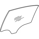 Genuine Mercedes-benz Oe Side Window Pane, Tinted 254-735-28-00 New. Price: $257.49.