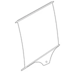 Genuine Bmw Movable Glass 51-35-7-416-971 New. Price: $359.46.