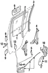 Genuine Gm Glass 30012628 New. Price: $23.28.