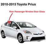 Fits 2010-2015 Toyota Prius 4DR Hatchback Passenger Right Rear Door Window Glass New. Price: $70.80.