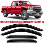 Voron Glass In-channel Rain Guards For Chevy Silverado / Gmc Sierra 2500HD-3500H New. Price: $29.98.