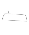 Genuine Mopar Backlite 68503489AA New. Price: $373.10.