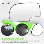 Fits 1999-2007 Silverado Sierra Driver Side View Manual Mirror Glass Lh Hand New. Price: $10.91.