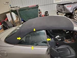 04-09 Mercedes CLK320 Conv Passenger Right Rear Side Tinted Quarter Window Glass Used. Price: $110.00.