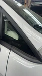 11-19 Ford Fiesta Right Front Vent Pillar Glass Black Belt Moulding Only Used. Price: $150.02.