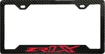Red Corvette ZR1X 100% Real Carbon Fiber License Plate Frame New. Price: $99.99.