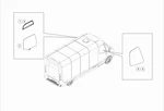 Rivian Edv 500/700/900 - Glass Movable, Driver Door, Lhd New. Price: $561.92.