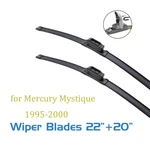 2,FOR Mercury Mystique 1995-2000 Windshield Wiper Blades 22 Front J-hook New. Price: $24.68.