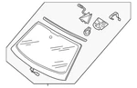 Genuine Audi Windshield 4K0-845-099-AK-NVB New. Price: $969.98.