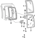 Genuine Gm Side Glass 15697072 New. Price: $138.51.