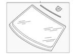 Genuine Audi Windshield 80A-845-099-AP-NVB New. Price: $774.41.