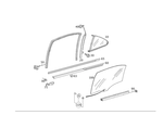 Genuine Mercedes-benz Glass Pane 203-735-07-10 New. Price: $127.40.