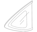 Genuine Honda Quarter Glass 73562-T0G-A01 New. Price: $348.47.