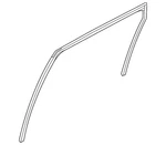 Genuine Nissan Run Weather-strip 82330-6TA0D New. Price: $77.30.