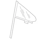 Genuine Volkswagen Fixed Glass 3C8-839-614-H New. Price: $186.65.