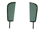 1959 1960 Buick Caddy Chevy Olds Pont Ht Convert Vent Glass Assembly Lh Rh Green New. Price: $158.00.