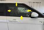 12-19 Range Rover Evoque Passenger Right Side Door Solar Glass Window Used. Price: $100.00.