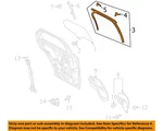 Mazda Oem 20-22 CX-30 Rear Door Glass Hardware-run Channel DGH97360ZB New. Price: $82.27.