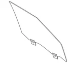 Genuine Nissan Door Glass 80301-7JA0A New. Price: $480.86.