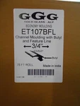 Gold Glass Group Economy Featureline Moulding, 3/4", 75' Spool - ET107BFL New. Price: $39.99.