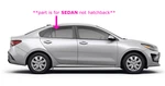 For 2018-2023 Kia Rio 4-DOOR Sedan Passenger Right Side Rear Window Glass New. Price: $116.88.