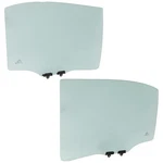 Door Glasses Set Of 2 Rear Driver & Passenger Side Sedan Left Right Pair New. Price: $104.76.