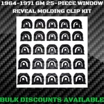 1964-1971 Cadillac Deville Rear Glass Windshield Molding Trim Reveal Clips Gm New. Price: $14.36.