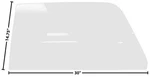 1964-67 Chevrolet El Camino Door Glass Clear Lh New. Price: $69.92.
