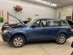 09-13 Subaru Forester Driver Left Rear Side Door Assy Newport Blue Paint 64Z Used. Price: $200.00.