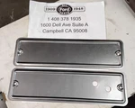 1935 - 1936 Ford Pickup / Truck Windshield Hinge Wiper Motor Covers With Holes New. Price: $100.00.