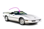 Fit: 1984-1990 Chevrolet Corvette Door CONVERTIBLE/2D Coupe Front Windshield New. Price: $330.95.