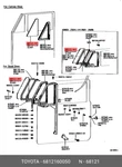 Genuine Oe Door Window, 6812160050 For Toyota 68121-60050 Neu. Price: $26.31.