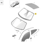 9P1845011BK / 9P1845011F 991-2 And Turbo GT2RS Porsche 911 Windshield New. Price: $1600.00.