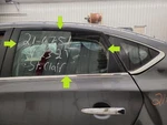 2013-2019 Nissan Sentra Left Driver Rear Door Glass Window Used. Price: $100.00.
