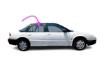 Fit 1991-1995 Saturn SL,SL1,SL2 &93-95 SW1 Rear Passenger Rightdoor Window Glass New. Price: $190.95.