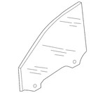Genuine Audi Door Glass 83A-845-202-A New. Price: $96.68.