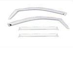 Vent Window Visors Chrome Plated Fits Gmc Sierra & Yukon 1500 2007-2013 New. Price: $209.99.
