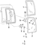 Nos Gm 15697072 Original Window (#1 Picture) New. Price: $230.00.