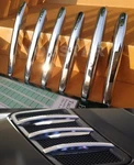 Us Stock Chrome Hood Vent Grill Fin Trims For Mercedes W166 X166 Ml Gle Gls New. Price: $49.74.
