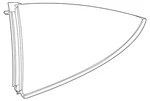 Genuine Mercedes-benz Side Window Fixed 190-670-00-00 New. Price: $283.40.