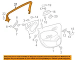 Gm Oem 16-19 Cruze Rear Door Interior Trim-upper Molding 84207753 New. Price: $27.21.